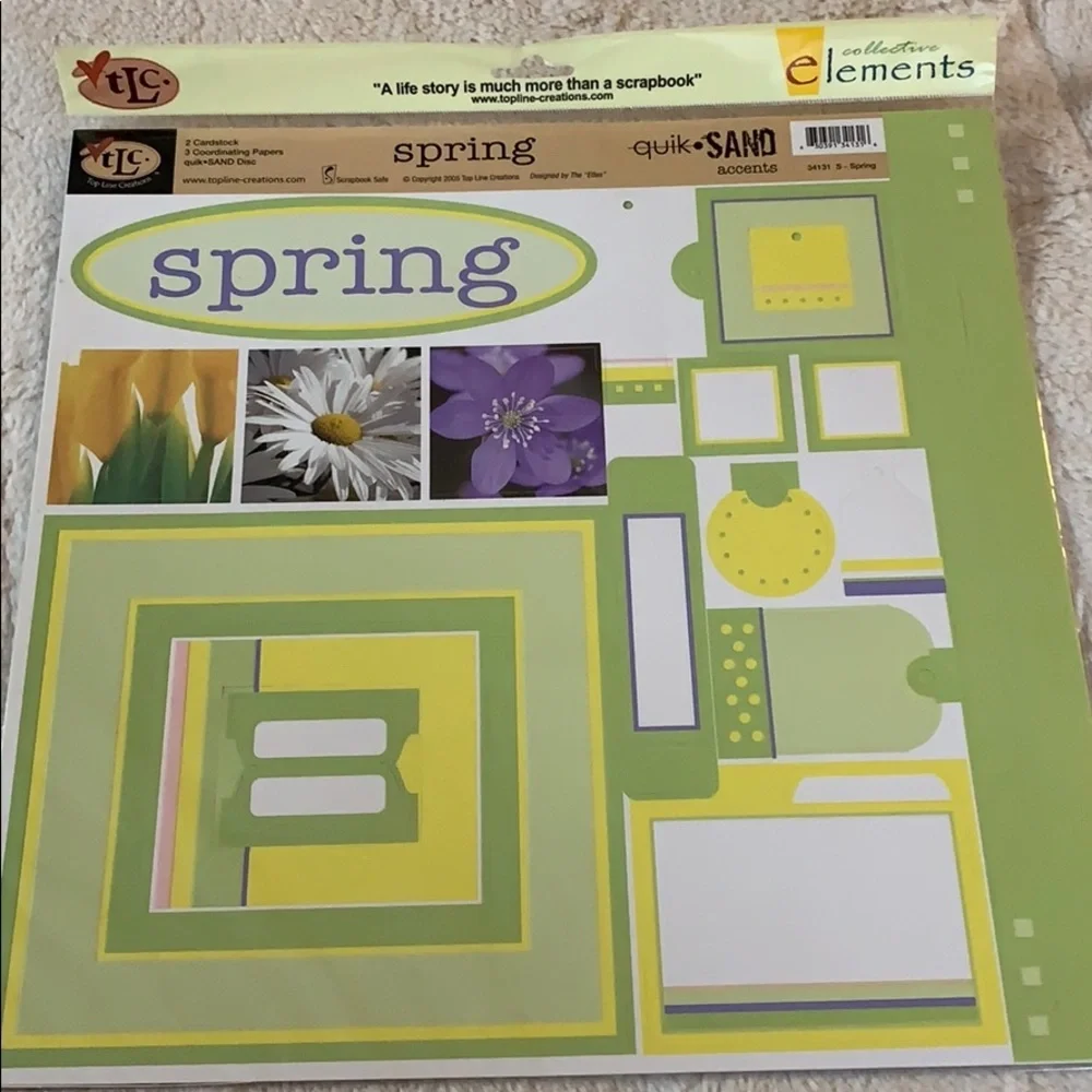 New scrapbooking lot 3 pc album & paper accents Heidi Swapp - Picture 4 of 8